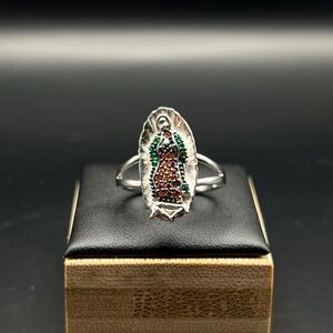925 silver Virgin Mary ring